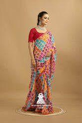 Maharaj Fashion Hub Daily Wear Georgette Saree β Lightweight Printed Saree with Blouse for Women